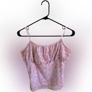 Sweet Lilac Retro Tank Top Blouse